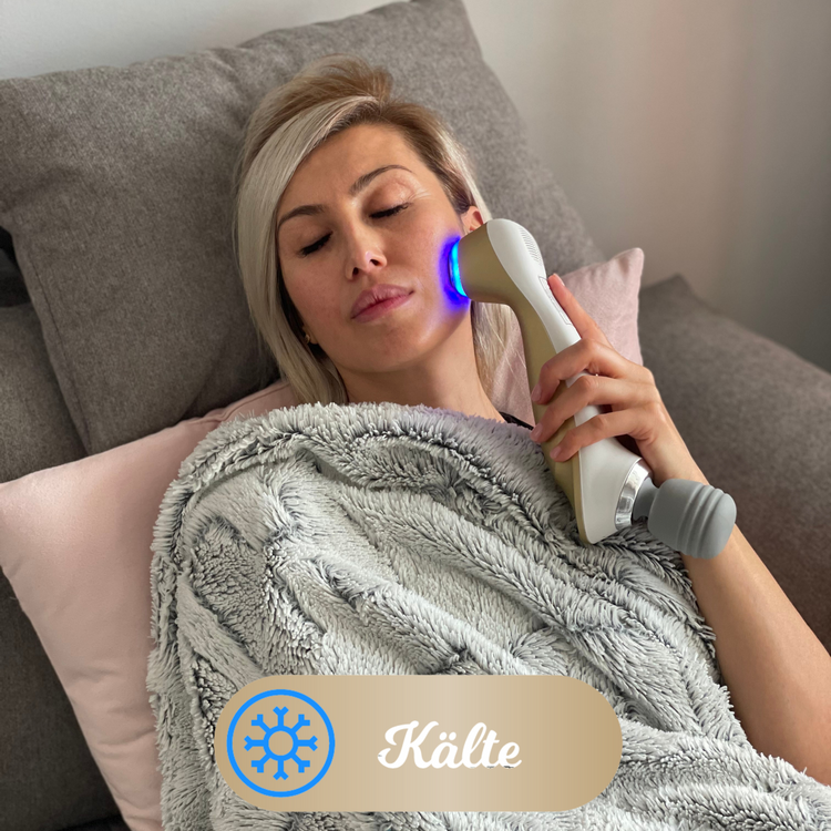 Beauty Vibe Gesichtsmassage PRO mit Vibration,- Kälte,- & Wärmefunktion - FeelVit 